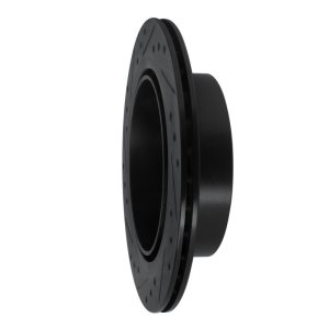 Infiniti Q45 Brake Rotor (1) - Rear Right - R1 Concepts - Drilled & Slotted - Black - `93-`01